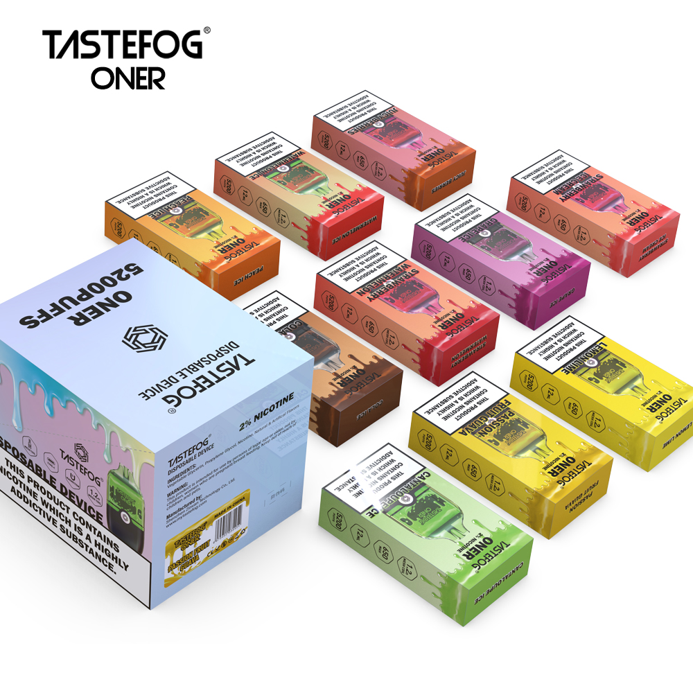 Kit de dosettes préremplies jetables Vape Tastefog Oner avec 5200 bouffées