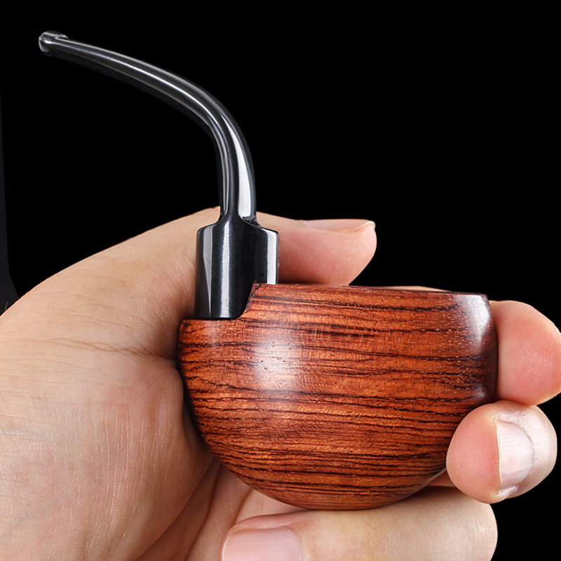 Курящая труба груша деревянная карманная труба, табачная труба ручной работы ручной работы