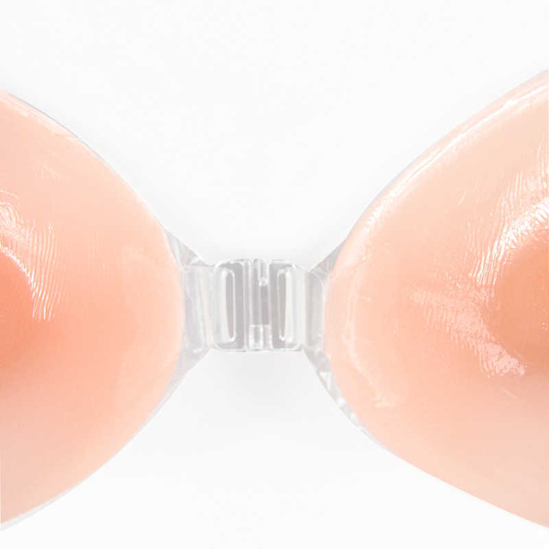 Bras de silicone sutiã Bust auto-adesivo no gel Push up sem alças sem costas Bras invisível mulheres com calcinha sem costura P230417