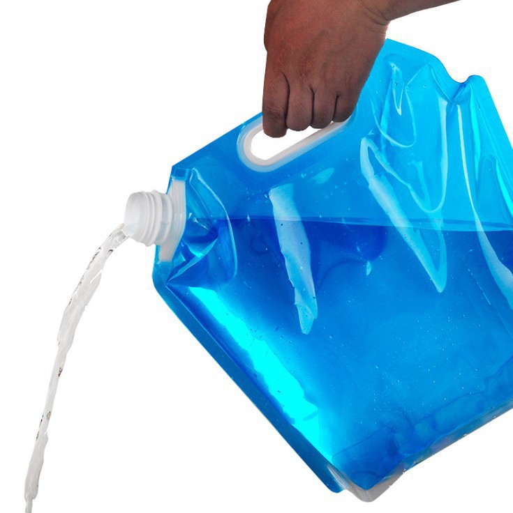 5L/10L Składana butelka z wodą duża pojemność na zewnątrz kempingowy Kolarstwo przenośna torba na wodę Kettle