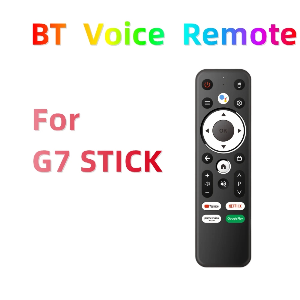 صوت بلوتوث عن بُعد لـ G7 Stick G7 Pro G7 Mini G7 Max Set Top Box Andrared Remote Controller