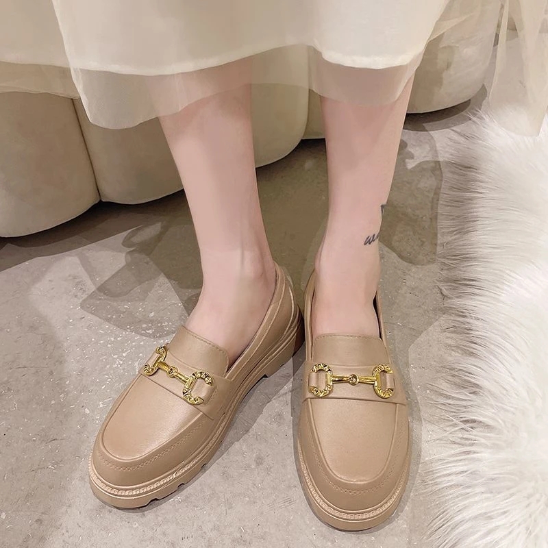 Dames loafers platform dikke enige bruidsschoenen voor bruiloft Brits stijl lolita lage hakken Mary Jane schoenen wit jk uniform schoenen vrouw casual enkele schoen CL2185