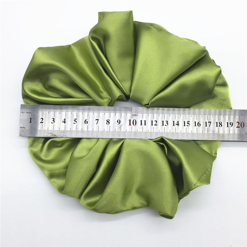 Reale 100% Seta Grande Scrunchie Donne Elastiche Fatte A Mano Multicolor Fascia Dei Capelli Titolare Coda di Cavallo Fascia Accessori Capelli Cravatte Gum