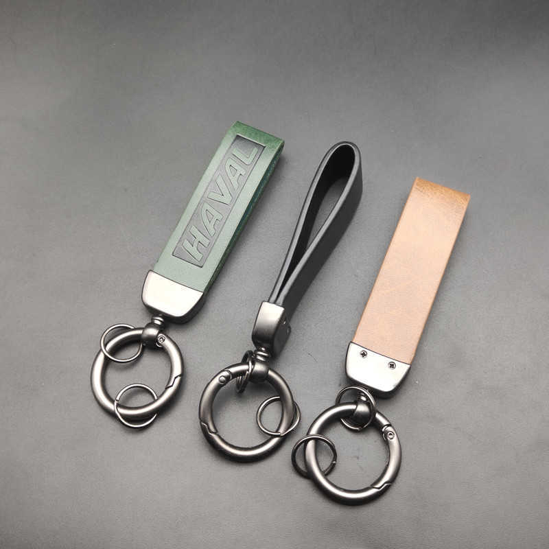 En alliage en cuir en métal Emblème Emblem Keychain Key Chain Keyring pour Land Rover Range Autobiographie Freelander Discovery Accessoires