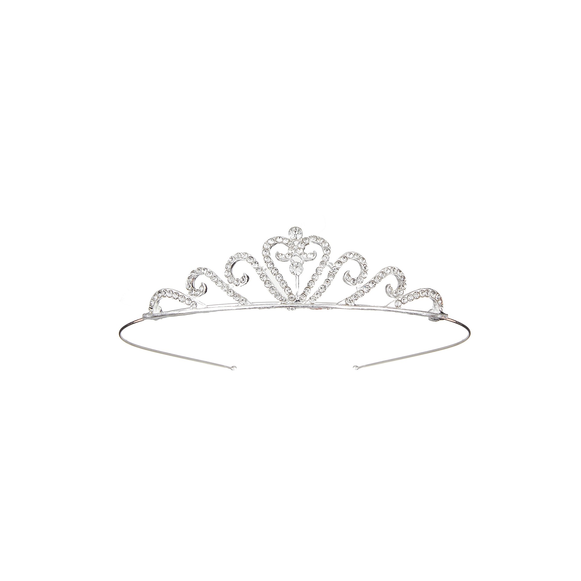 Beautiful Shiny Crystal Bridal Headpieces Party Pageant Silver Plated Crown Headband Wedding Tiaras Accessories