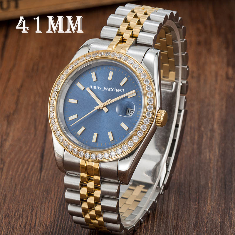 u1 Mens automatic Mechanical Watches montre de luxe full stainless steel Sapphire glass 5 ATM waterproof super luminous Diamond watch men Wristwatches