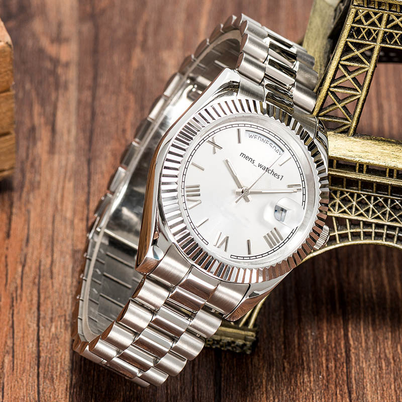 Montre de Luxe Mens Watches 41mm自動ムーブメントフルステンレス鋼の時計2813機械的腕時計防水ラミナス
