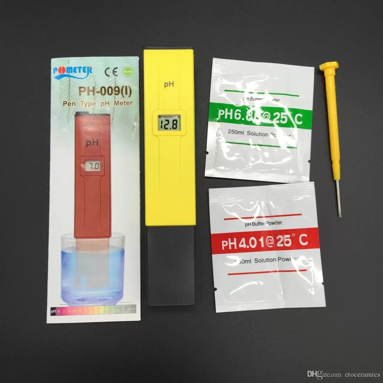 Digital square meter PH Meter Pen Type PH-009 0.0~14.0 Automatic Calibration Temperature ACT High Precision Mini Tester For Aquarium