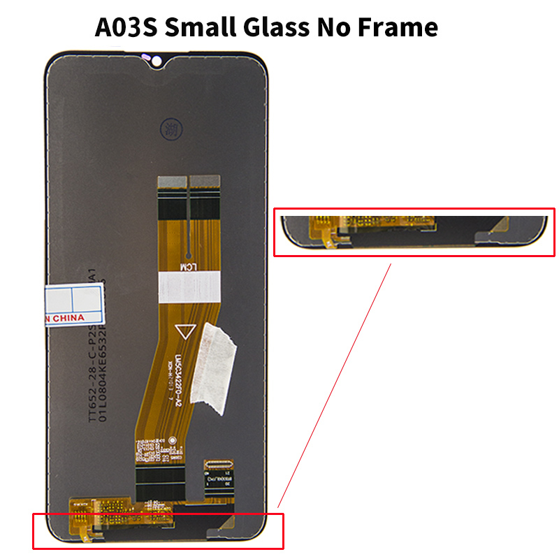 Original para samsung galaxy a03s a037u display lcd substituição da tela de toque para samsung a037u display samsung a03s eua peças reposição lcd