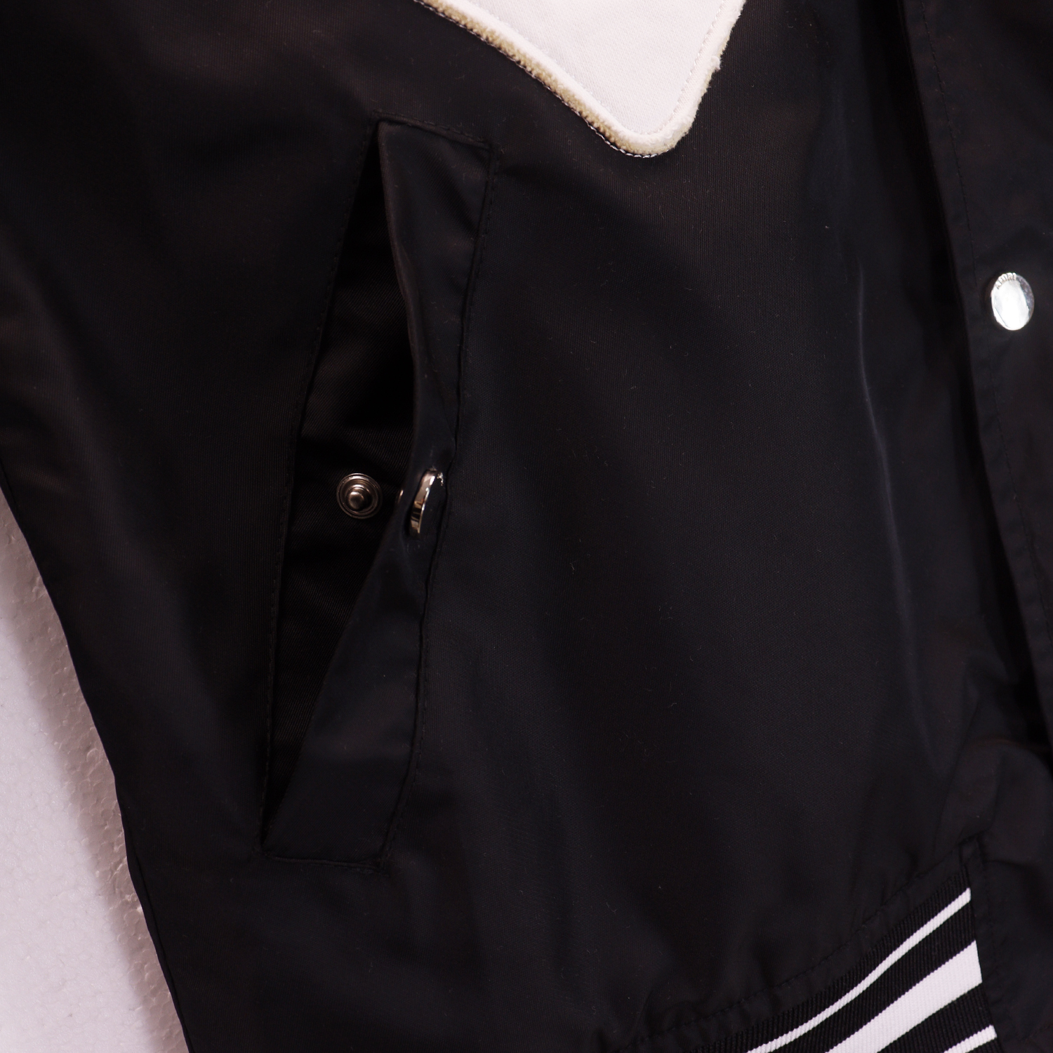 designer jacket mens coat amirris Monogrammed Applique Casual Jacket Black Loose Sweatshirt Fall and Winter Cotton Jacket
