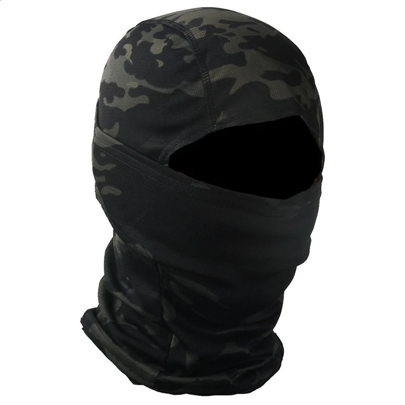 Casquettes de cyclisme Masques Camouflage militaire Alpinisme en plein air Pêche Chasse Capot Protection Armée Tactique Tête Couverture 231118