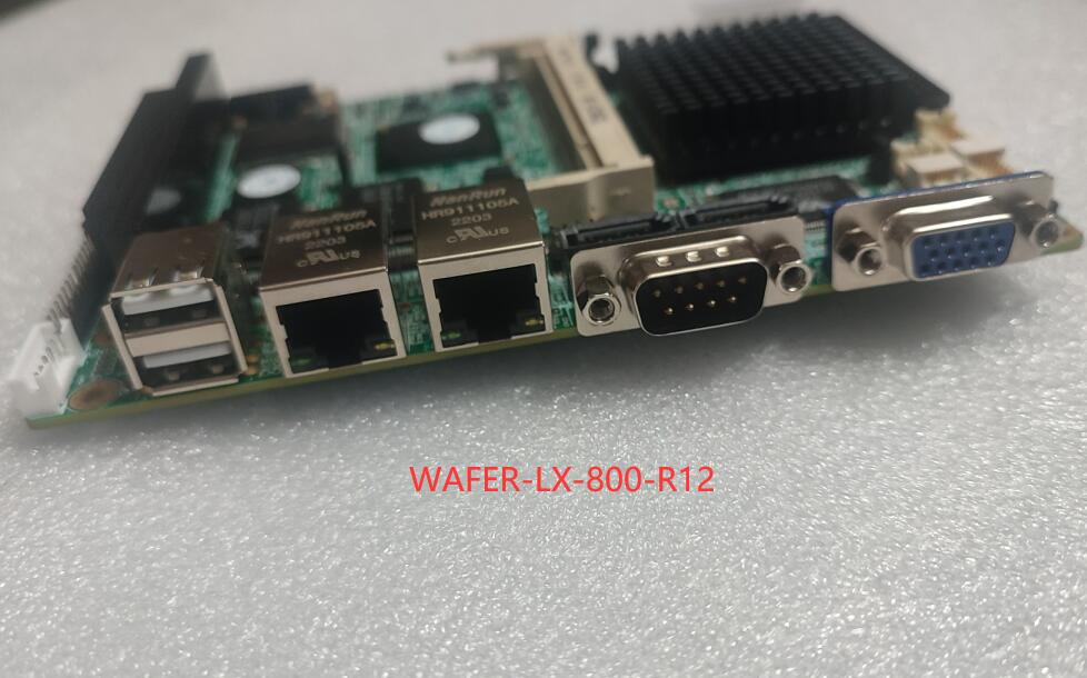 Wafer-LX-800-R12 100％OKオリジナル3.5インチマザーボードファンレスインダストリアルメインボードPC/104 ISA SBC Geode LX800 CS5536 2*LAN LVDS