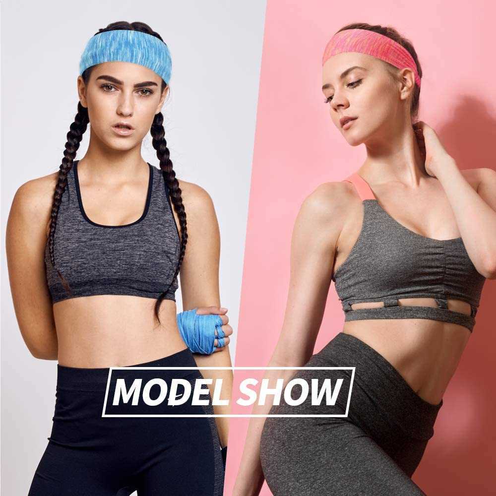 Bandas de cabeça Hot Absorbing Sweat Sport Bands Hairs Men Mulheres Elastic Yoga Bandas de cabeça Fitness Headwrap Acessórios para cabelos esportivos y23