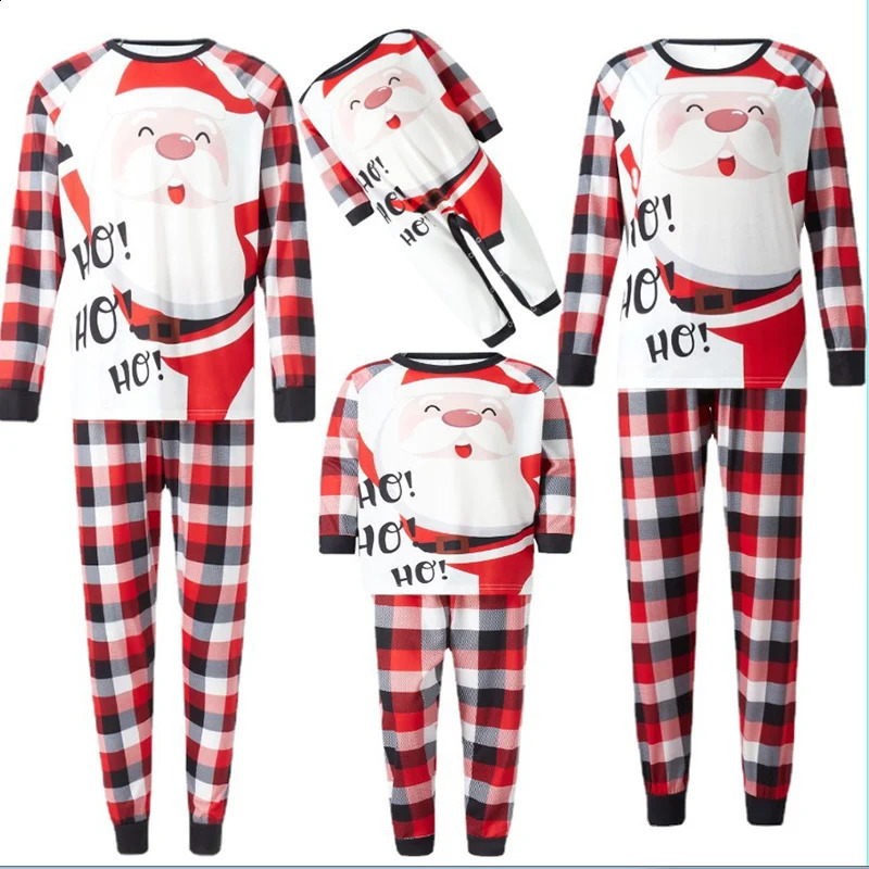 Passende Familien-Outfits, Frohe Weihnachten, Eltern und Kinder, Kleidung, Schneemann, Hirschmotiv, Mutter, Tochter, Vater, Sohn, Weihnachtspyjamas, weiche Nachtwäsche, Jahreskleidung 231118