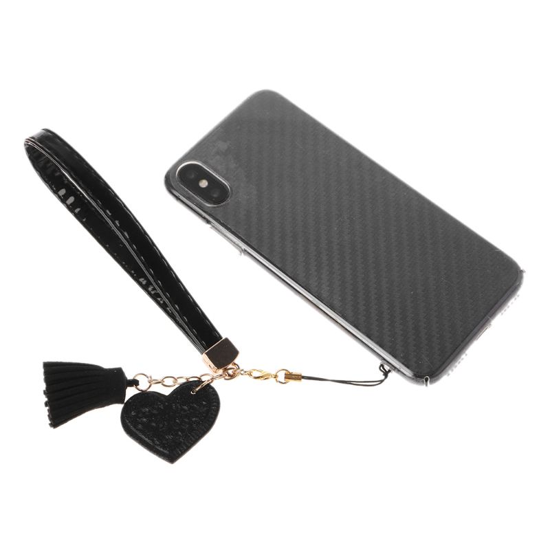 Love Heart Tassel Hand Wrist Lanyard Strap String For Phones For IPhone 7 8 X 6 For Xiaomi Camera USB Flash Drives Keychains