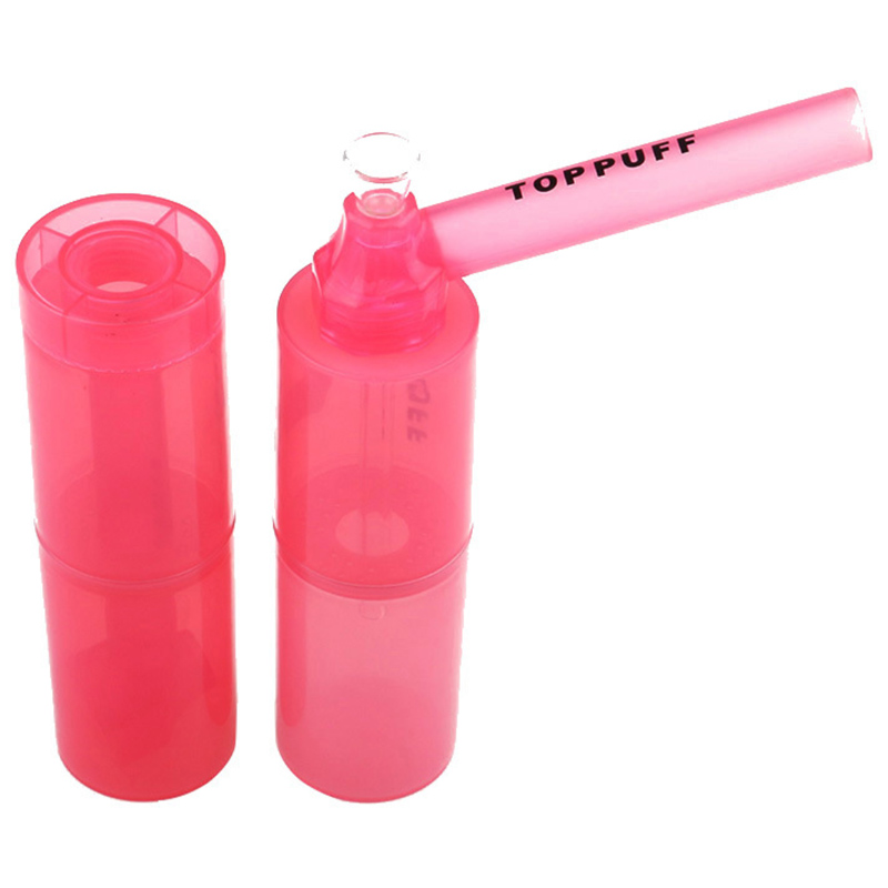 Toppuff Top Puff Roken Arylic Waterpijp Waterpijpen Met 7'' Fles Droge Kruidenolie Brander Pijp Rook Waterpijpen 4 Kleuren Filtersysteem Accessoires