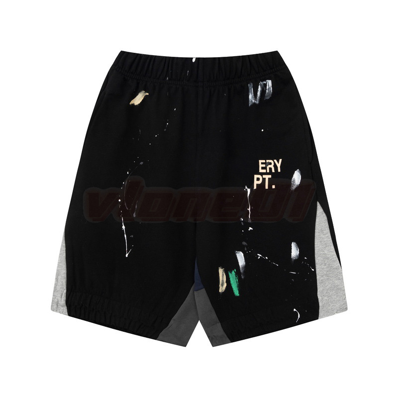 High Street Herren Designer Shorts Mann Frau Fashion Splash Ink Printing Kurze Jogginghose Sommer Spleißen Shorts Größe S-XL