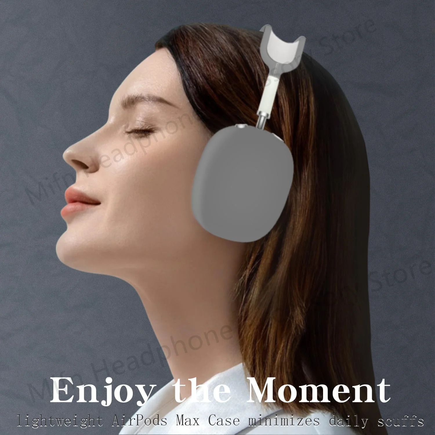 Accessoires pour écouteurs Étui en silicone souple pour étui Airpods Max e de coussinets d'oreille de remplacement Housse de coussin pour casque AirPods Protéger 231117