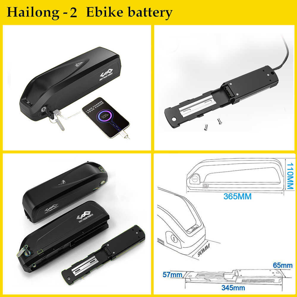 21700 LG ogniwa Bluetooth Hailong EBIKE BATTER 36V 48V 52V Elektryczne bicyklowe pakiet do Bafang 350 W 500W 750W 1000W 1500W 1500W