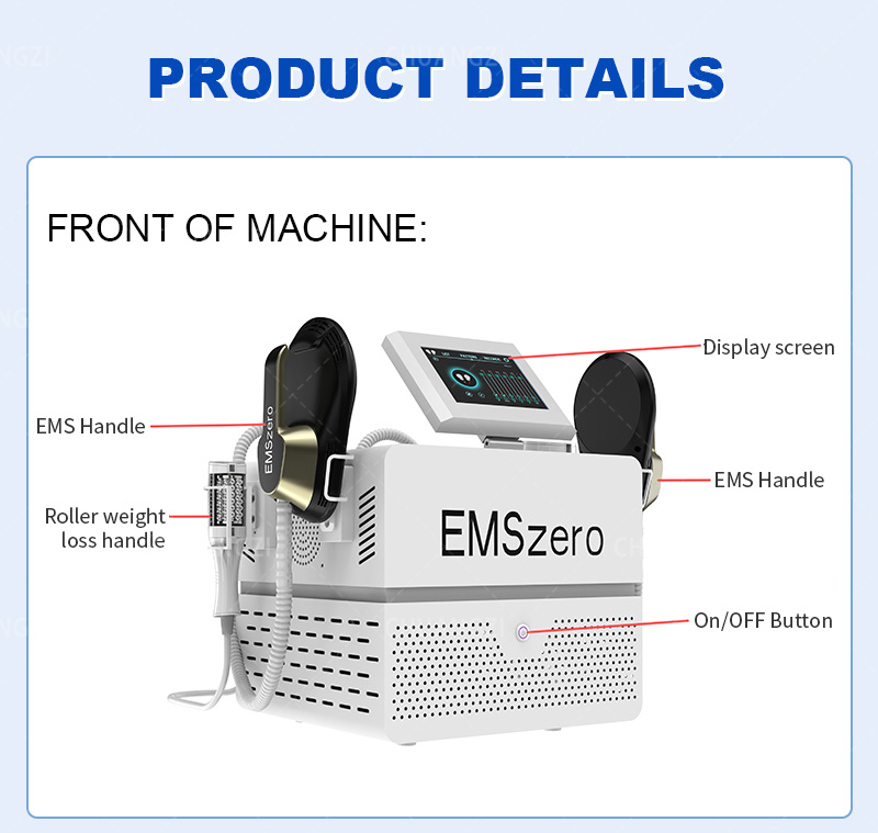 Máquina de escultura corporal EMS EMSZERO NEO RF Queima de gordura moldando equipamentos de beleza 14 Tesla 6500W HI-EMT Nova Máquina estimuladora muscular eletromagnética com 4 alças