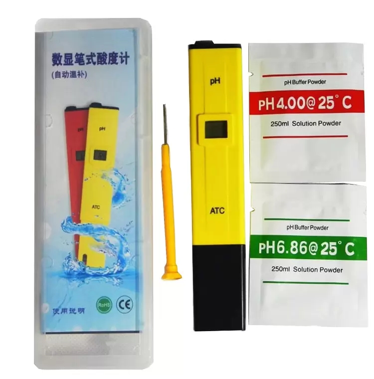 Цифровой квадратный метр pH-метр тип пера PH-009 0,0 ~ 14,0 Автоматическая калибровочная температура ACT Высокая точность мини-тестер для аквариума