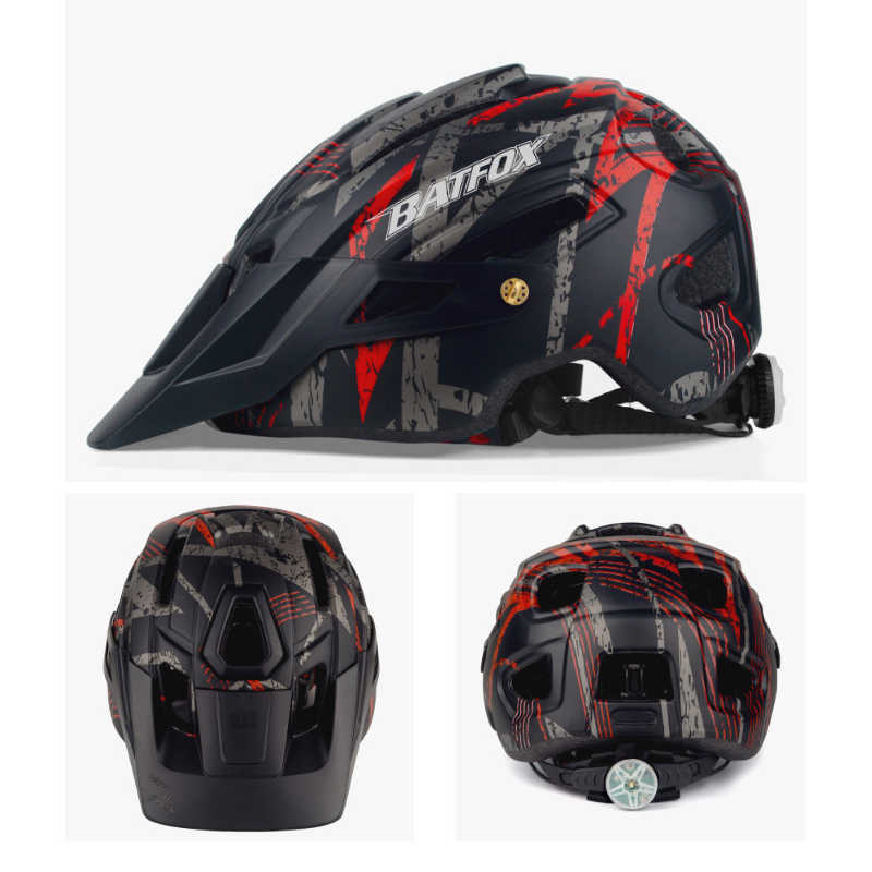 Cycling Helmets BARFOX Integrally-Molded Cycling Helmet Bicycle Helmet Ultralight Bike Helmet With Camera Bracket Tail Light Bike Equipment P230419