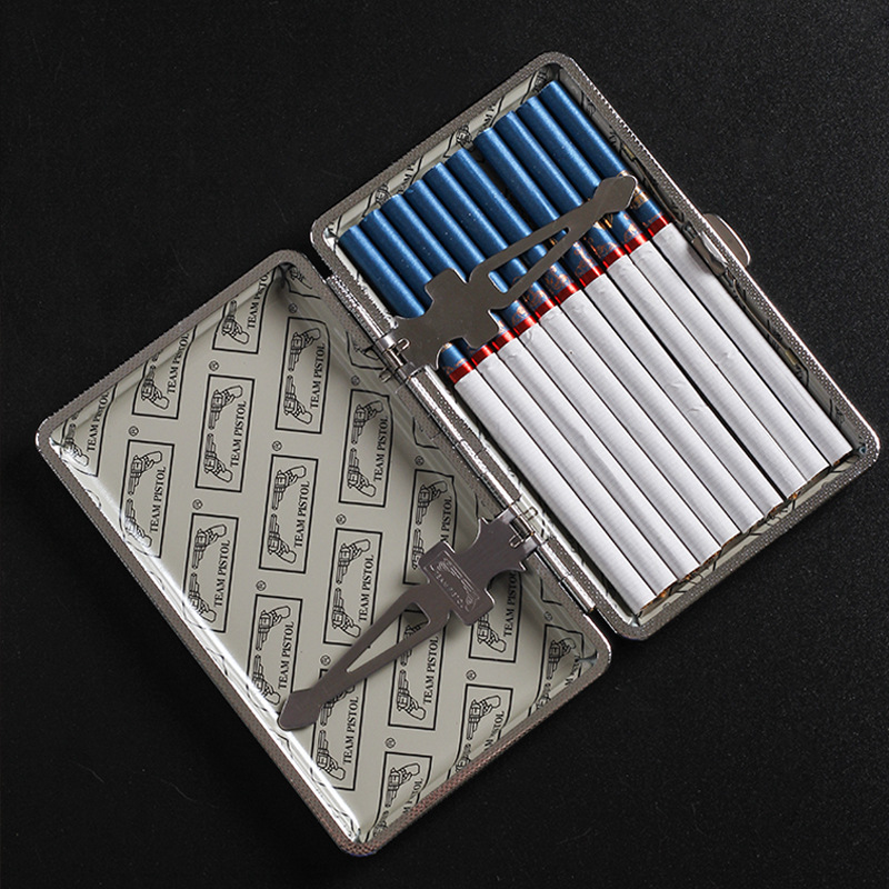 Smoking Pipe Paquets et ensembles de cigarettes fines en cuir personnalisés pour hommes et femmes