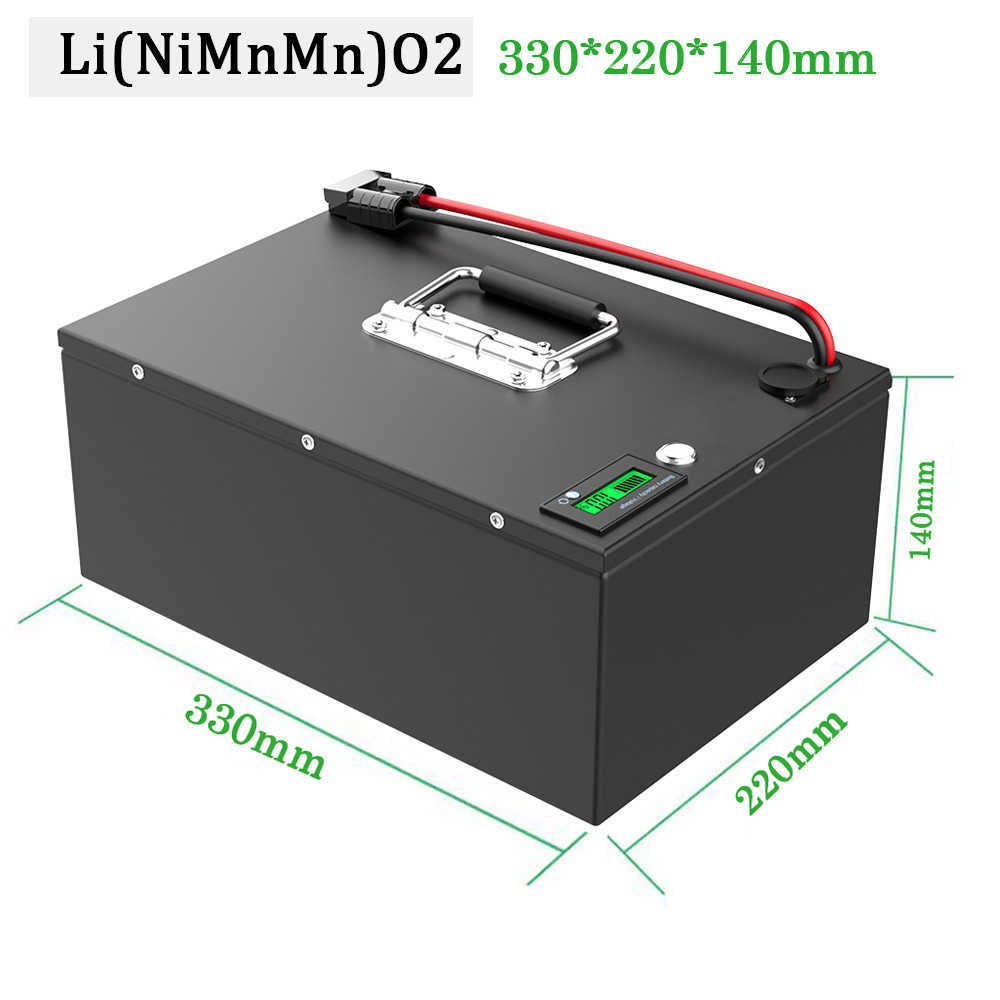 72 V Pakiet akumulatorów litowych 48 V 60 V 50AH Hulajnówka dla motocykla 3000 W 1800 W.