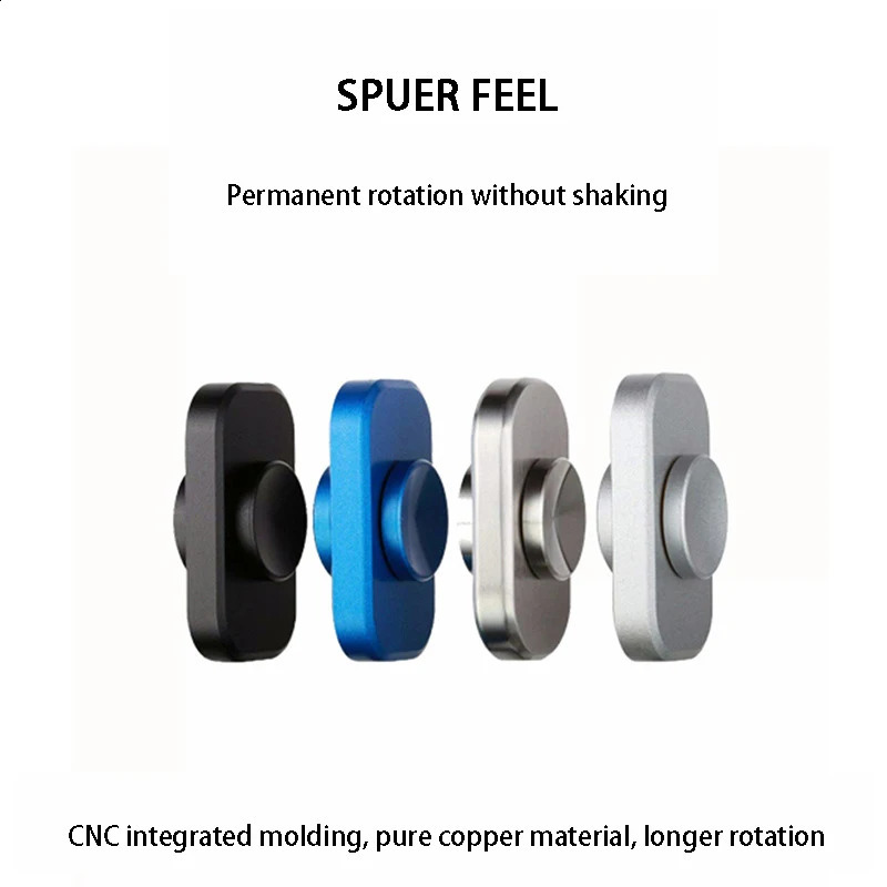 Spinning Top Metal Pequeno Quadrado Fidget Spinner Mini Elf Pure Copper Fingertip Gyro Descompressão Stress Relief Autismo Brinquedo Adulto Criança Presente 231118