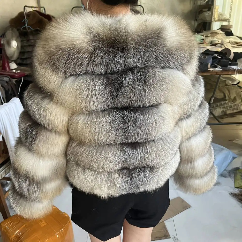 Manteau en fausse fourrure pour femmes, style 2023, veste naturelle, manches longues, chaude, de haute qualité, 100, 231118