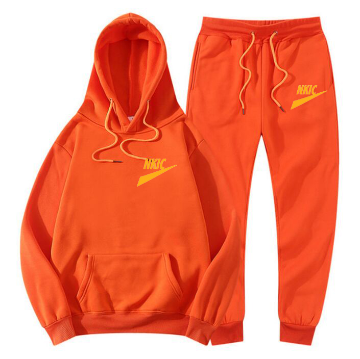 New Men Tracksuit Two Piece Brand Print Set Men's Sets Sportswear Spring Autumn Casual Sports Suit Men Street Clothing