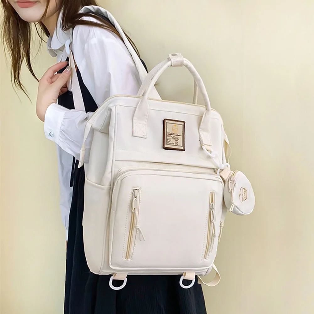 School Bags Fashion Laptop Backpack For Women Girls Student Stylish Simple Casual Large Capacity Schoolbag for Outdoor Travel 231118