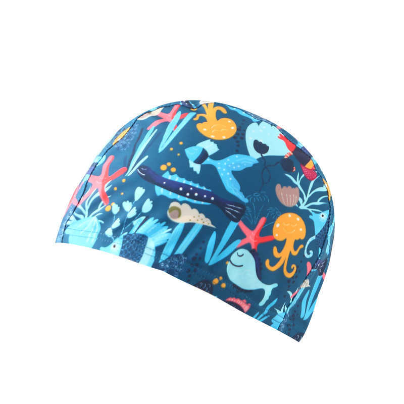 casquettes 2022 enfants impression conception fille garçon dessin animé mignon Animal chapeau mode bébé équipement de natation en gros P230531