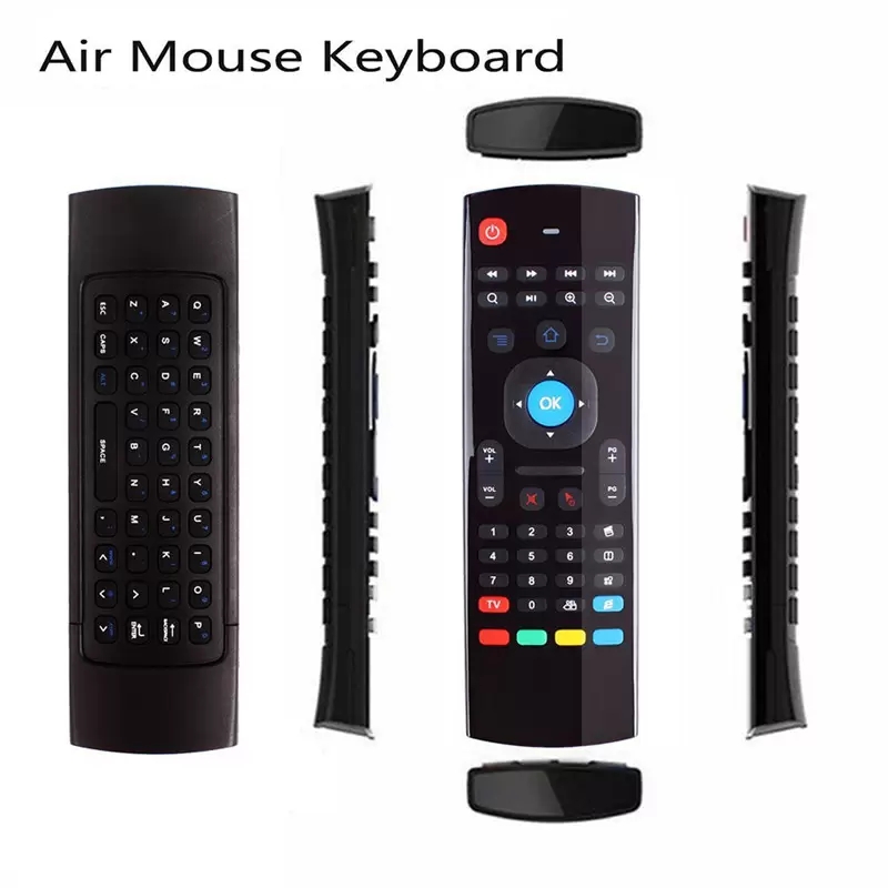 Fly Air Mouse MX3 X8 IR 학습 2.4GHz 6 축 원격 제어 Android TV Box PC.