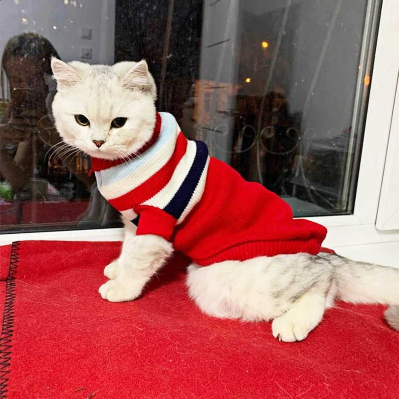 Ubrania dla psów ciepłe ubrania kota zimowe koty świąteczne koty kreskówka kreskówka do odzieży dla dziania płaszcz dla szczeniąt małych zwierząt domowych 231118