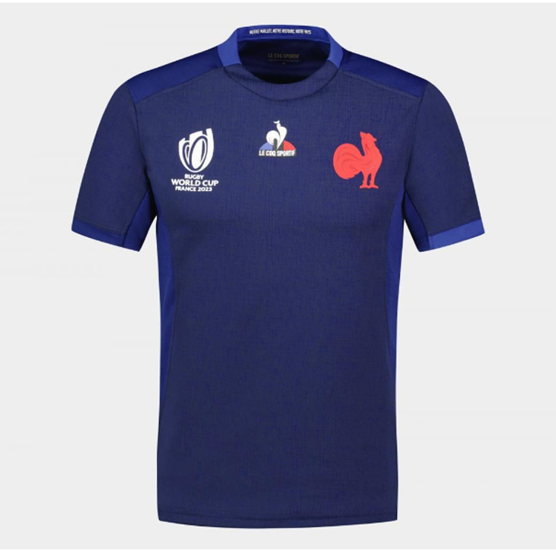 Koszulki męskie France Rugby Puchar Świata France Rugby Rugby Rugby Polo Jersey