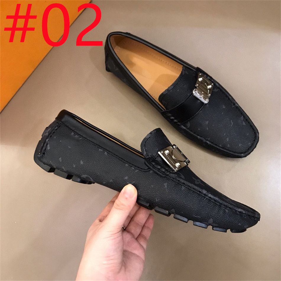 16 Modell echtes Leder Herren Designer Loafer Schuhe handgefertigte Mokassins Herren Kleid Schuhe für Männer Slip On luxuriöses Design Casual Mocasine Hombre Größe 38-46