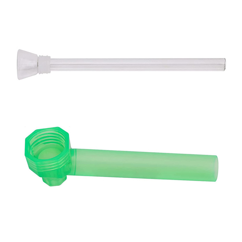 Toppuff fumer narguilé Bong conduites d'eau avec vis sur compatible bouteille de Dink ordinaire tasse en plastique de voyage dispositif portable amovible