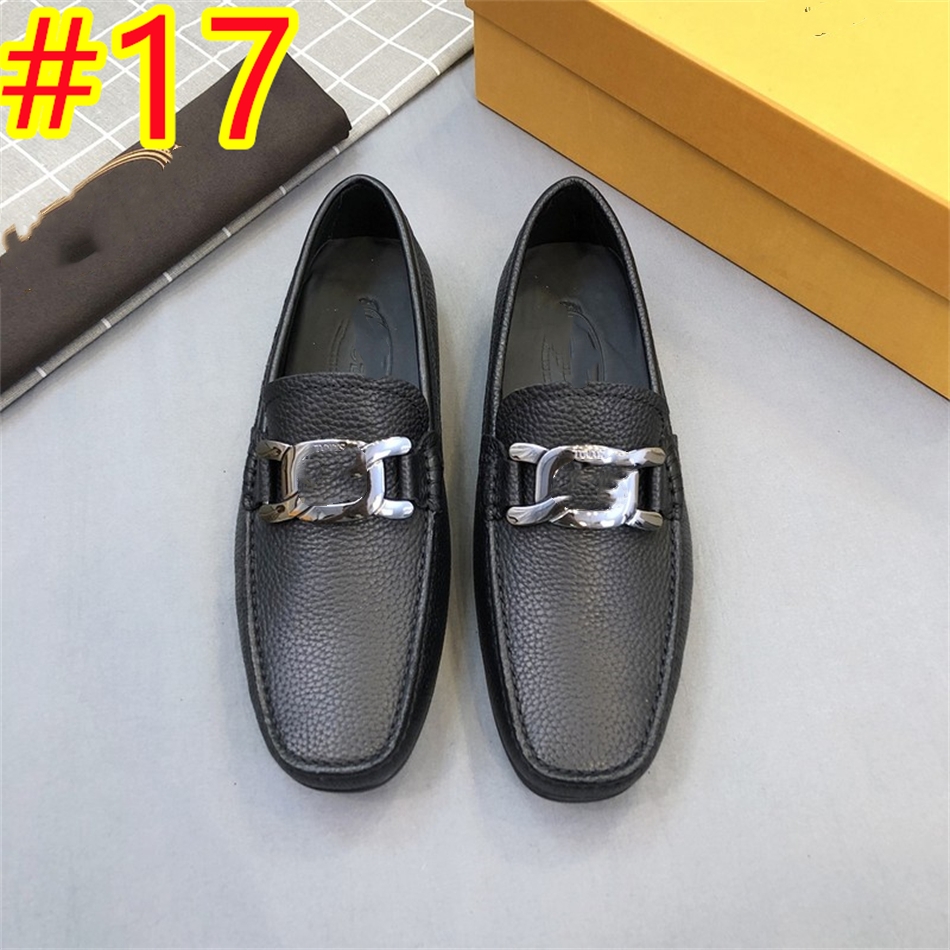64Model 2023 Chaussures décontractées en cuir véritable pour hommes Marque de luxe Mocassins italiens pour hommes Mocassins respirants à enfiler Chaussures de conduite noires Grande taille 38-46