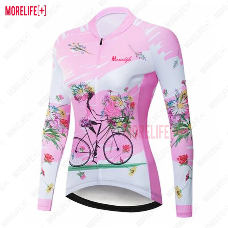 Cykeltröja sätter MLC Quick Torking Bike Shirt Summer Long Sleeve Top Ropa Ciclismo Women's Breattable MTB 231118