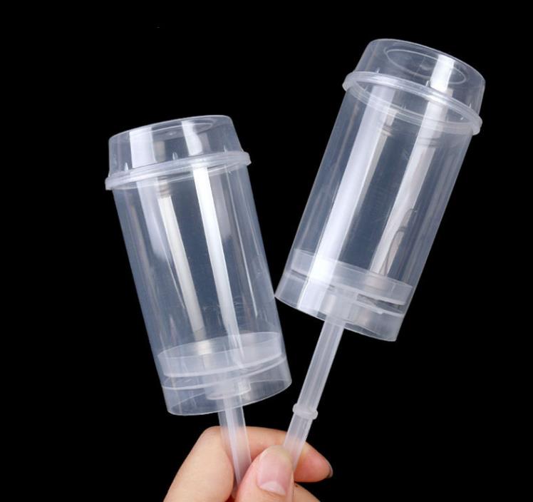 Push Up Pop Containers New Plastic Push-Up Pop Cake Containers Lids Shooters Wedding Birthday Party Decorations SN895