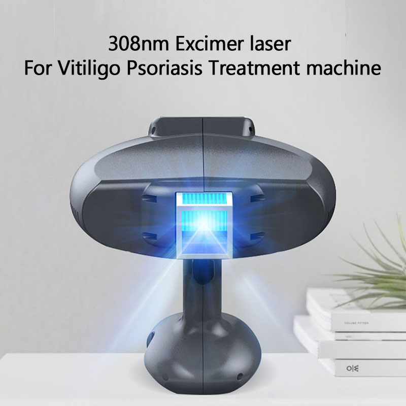 2023 Hot Selling Portable Home Laser Excimer Xecl Light Laser 308nm Ultraviolet Light Therapy Excimer Laser 308 Nm For Vitiligo Psoriasi