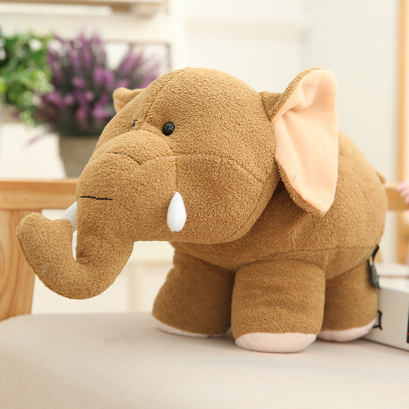 Simuliertes Nilpferd Elefant Plüschtier Puppe Geburtstagsgeschenk Greifmaschine Puppe Puppe Großhandel Hochzeit Urlaub Geschenk