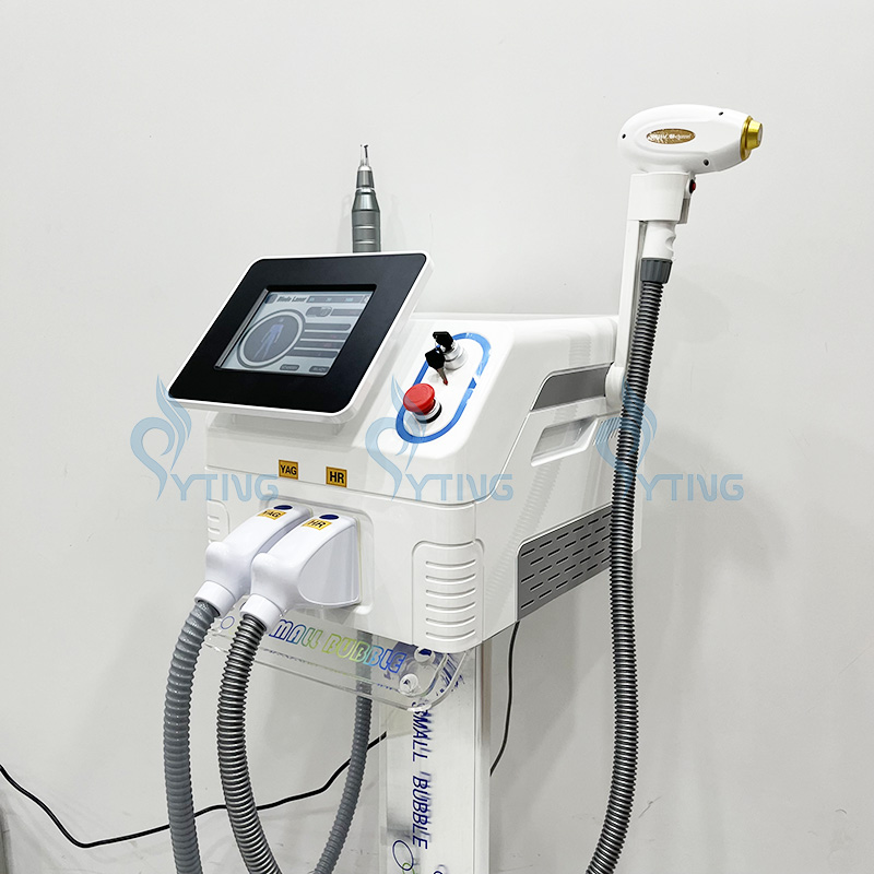 Pico Laser Tattoo Removal Machine 808 Diode Laser Hårborttagningsmedel Picosecond Q Switch Nd Yag Ta bort åldersfläck Födelsemärke Ögonlinjepigment