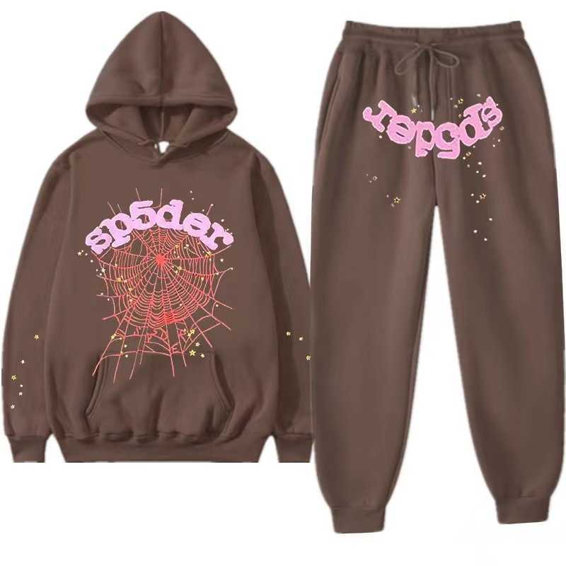 män hoodies grafiska sp5der unga thug 555 spindel hoodie män kvinnor skum tryck webb grafiska rosa tröjor tröjor överdimensionerade designer mens man jacka kvinna 28nw