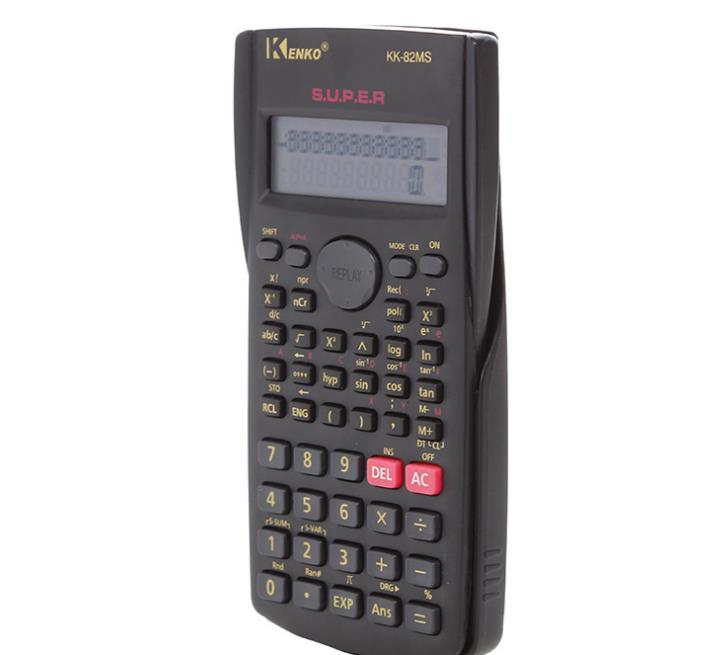 Handhållen Student Scientific Calculator 2 Line Display 82ms Portable Multifunktionell för matematikundervisning SN894