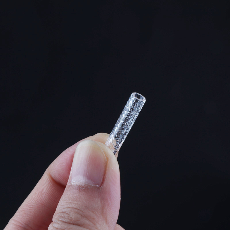Smoke Full Weld Beveled Edge Side Hole Quartz Finger Banger Nails With 10mm 14mm 18mm Male Female Joints Suitfor Glass Water Bongs