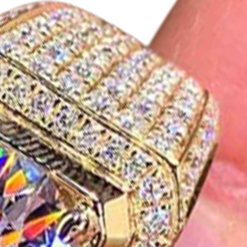 Złoty szpieg Pierścień Mężczyzna 925 Sterling Srebrna biżuteria zaręczyny Pierścienie Wedding Pierścienie dla mężczyzn Prezent2125846