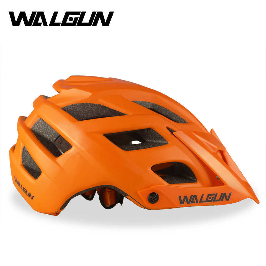 Capacetes de ciclismo Walgun Mountain MTB Bike Helmet Trial XC Off-Road Outdoor Sport Ultralight com Visor Men Women Hat Casco Bicicleta Ciclismo P230419