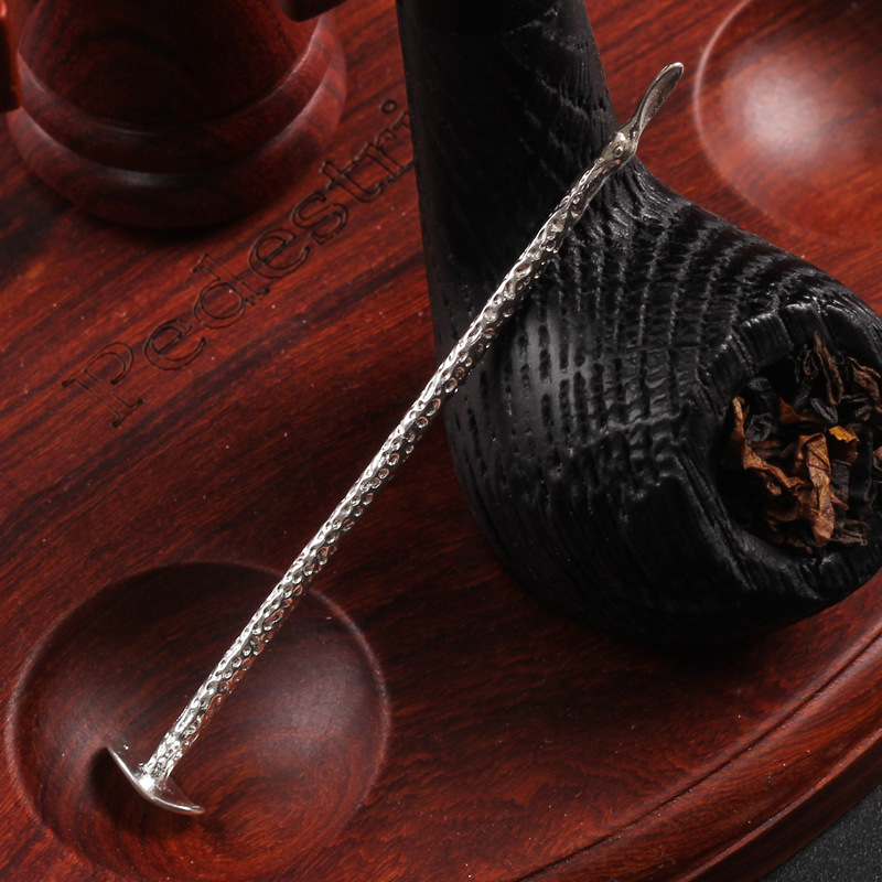 Smoking Pipes Portable metal pipe pressure bar anti extinguishing handmade pipe tools and accessories are simple